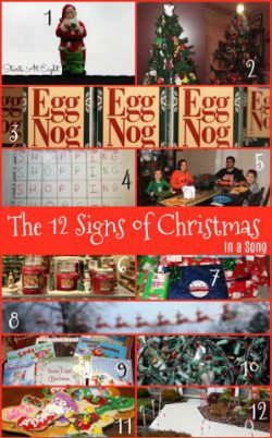 The 12 Days of Christmas...Ciravola Style: The 12 Signs of Christmas from Starts At Eight