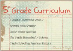 5th Grade Curriculum 2013 - 2014