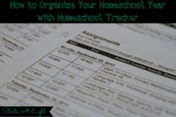 How to Organize Your Homeschool Year with Homeschool Tracker