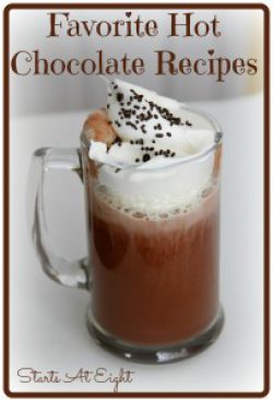 Favorite Hot Chocolate Recipes from Starts At Eight