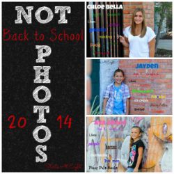 Not Back to School Photos 2014 from Starts At Eight