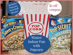 Winter Indoor Fun with Popcorn from Starts At Eight