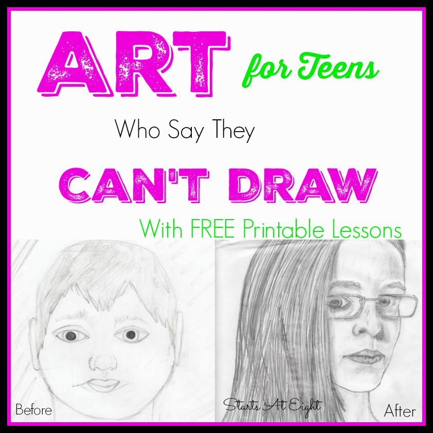 Art for Teens Who Say They Can't Draw - StartsAtEight