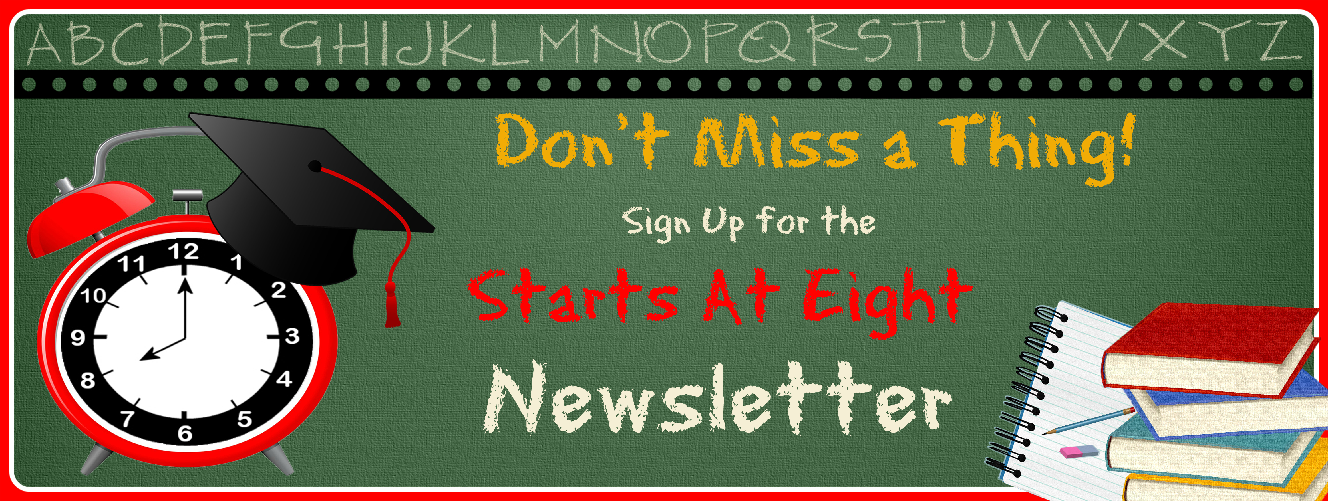 Starts At Eight Newsletter Sign Up