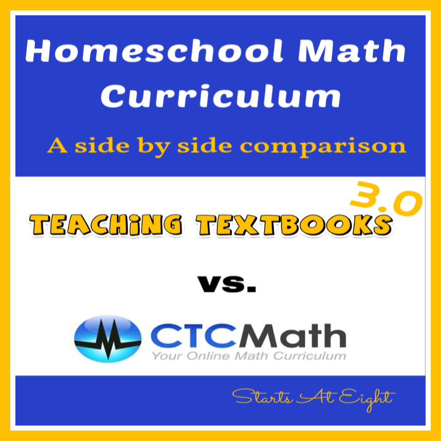 Homeschool Math Curriculum: Teaching Textbooks 3.0 Vs. CTC Math ...