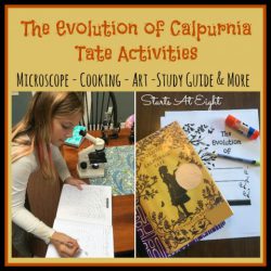 The Evolution of Calpurnia Tate Activities from Starts At Eight. All things Evolution of Calpurnia Tate. Calpurnia Tate discussion questions, vocabulary, study guide, microscope activities, free printables, art project and more!