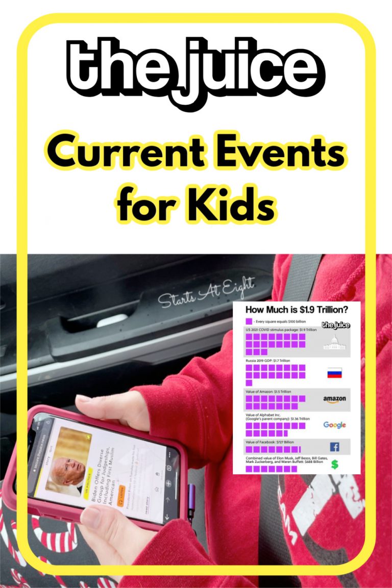 The Juice Current Events for Kids StartsAtEight