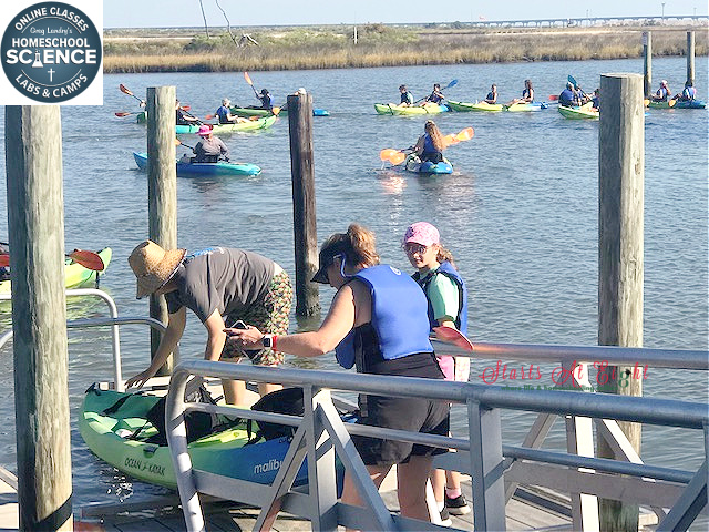 kayaking at camp