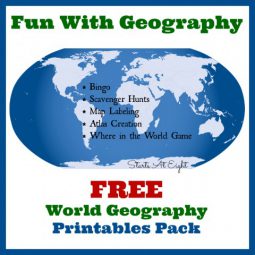 Fun With Geography ~ FREE Geography Printables - StartsAtEight