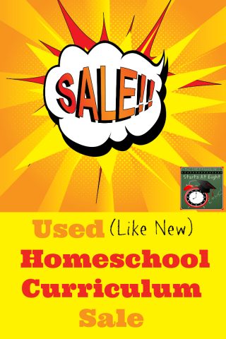 Used Homeschool Curriculum Sale StartsAtEight   Used Homeschool Curriculum Sale 320x480 